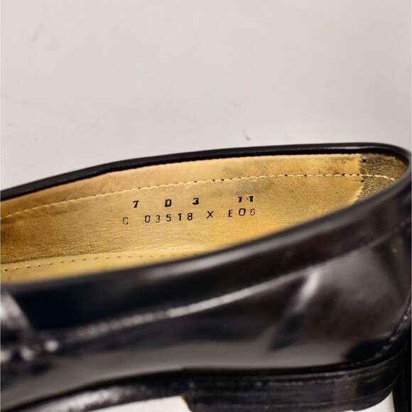 COLE HAAN LOAFER DRESS SHOES MENS 7D BLK LEATHER BUCKLE KILTIE MONK STRAP 3518 - Picture 8 of 11